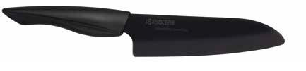 Shin Series Santoku Ceramicmesser 16 cm + 1 Nachschleifservice Gratis ZK-160BK-BK