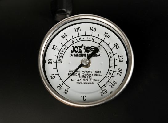 Joe's Chuckwagon Original 3 Zoll Edelstahl-Thermometer JS-3000