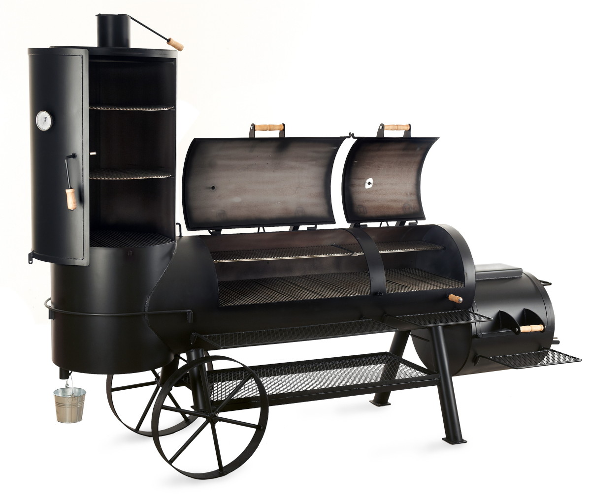 BBQ Stahl Smoker 24 Zoll Extended Catering Edition 2024 BBQ Stahl Smoker 24 Zoll Extended Catering Edition 2024
