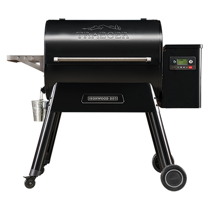 Traeger Pelletgrill Ironwood 885 inkl. Abdeckhaube+ Frontablage & 2x 9 kg Pellets  TFB89BLFC