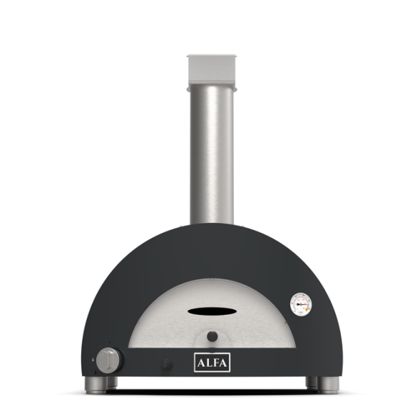 Alfa Forni Hybrid-Pizzaofen Moderno 1 Pizza | Schiefergrau inkl. Gas Anschluss-Set Alfa Forni Hybrid-Pizzaofen Moderno 1 Pizza | Schiefergrau inkl. Gas Anschluss-Set