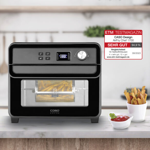 Caso Heißluftfritteuse / AirFry Chef 1700