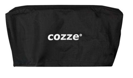 COZZE Gas Pizzaofen Starter Set 17 CLASSIC Black Edition (Abdeckhaube, Hitzeschild, Heber, Wender)