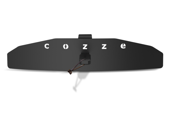 COZZE Gas Pizzaofen 24 Classic Black Edition - mit Hitzeschild & Anschluß-Set