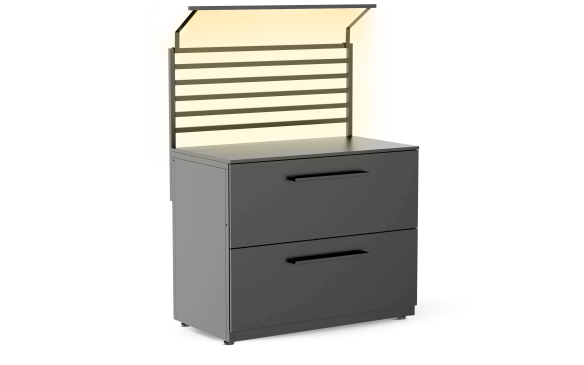 Cozze Element LED-Lichtträgergestell 110 cm (ohne LED Lichtstreifen)