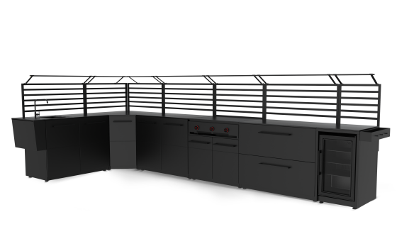 Cozze Element LED-Lichtträgergestell 90 cm (ohne LED Lichtstreifen)