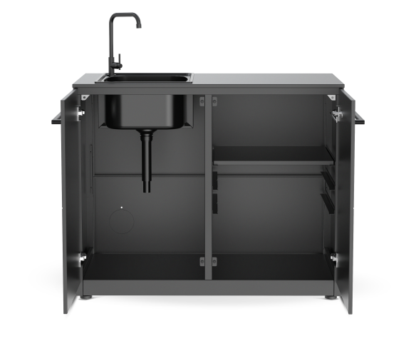 Cozze Element Outdoorküche 110 Spülmodul inklusive HPL Platte