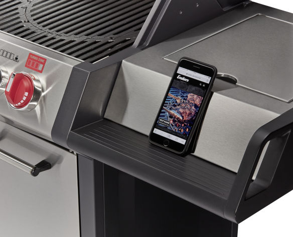 Enders Gasgrill Monroe Pro 4 SIK Turbo Edelstahl inkl. Grillbürste & Grillschale