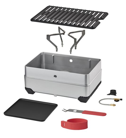 Enders Pace Starter Set Gasgrill & Kocher 2 in 1 inkl. Tasche & 4 Kartuschen