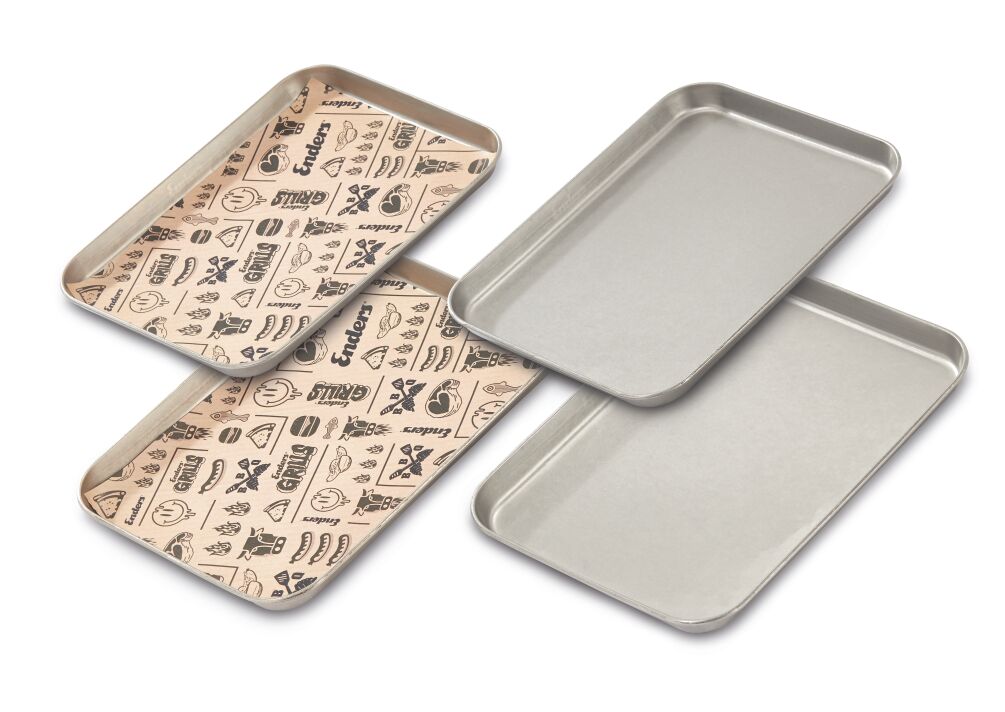 Enders Edelstahl Serviertablett, 4-tlg  8844