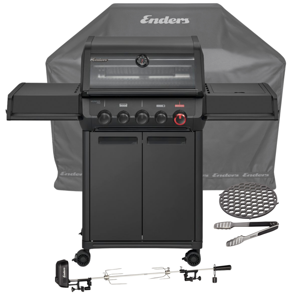 Enders Gasgrill Monroe Pro 3 SIKR Turbo Shadow ink. Starter Set Mod.2026 8364
