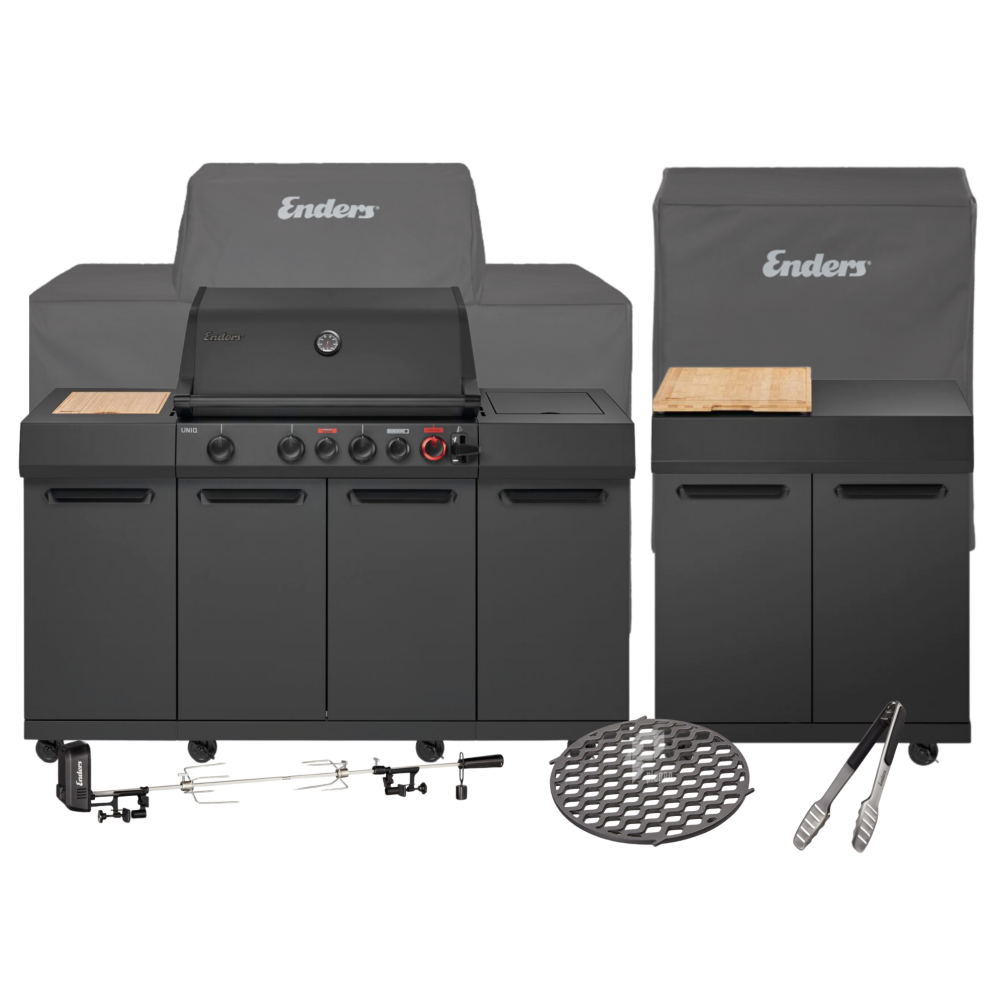 Enders Gasgrill SET Uniq 4 IK Kitchen Cruster Shadow Mod.2026 8703 SET
