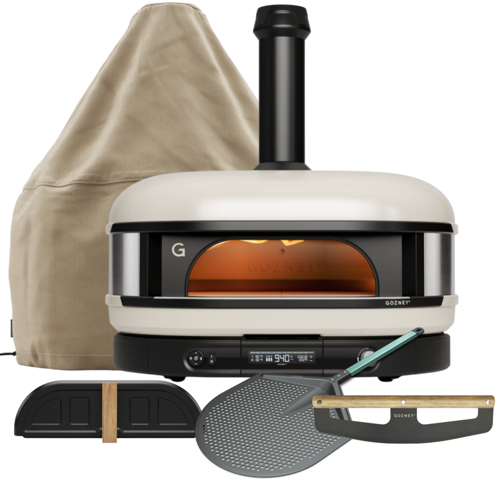 Gozney Pizzaofen Dome XL Dual Fuel Bone (Abdeckhaube, Tür, Heber, Rocker) GMPBNEU1825 SET