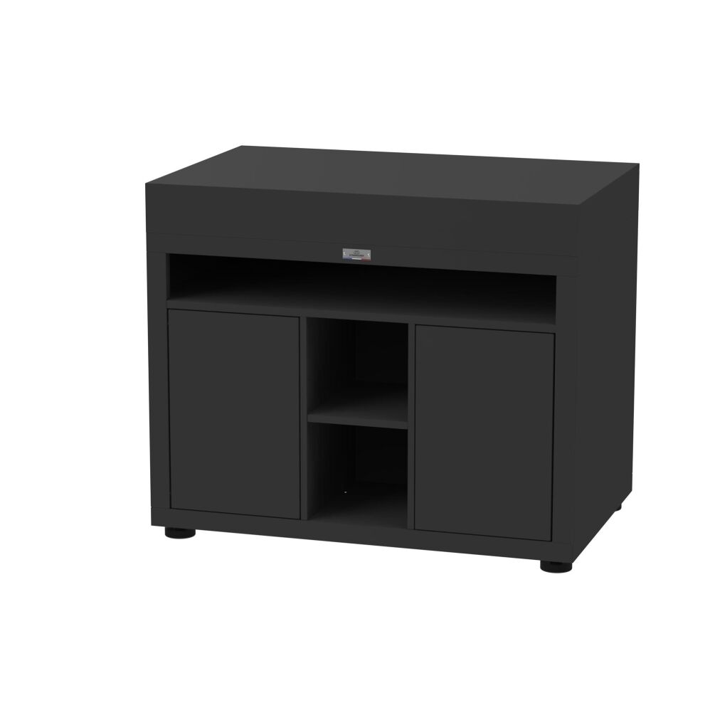 Le Marquier Outdoormodul mit Ablageboden, 110x 70x 92 cm Schwarz MC110PTAE13