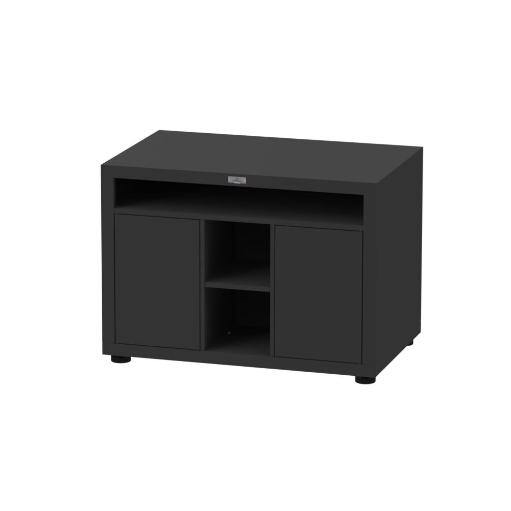 Le Marquier Outdoormodul mit Ablageboden, niedrig 110 x 70 x 79 cm Schwarz MC110PPLE13 
