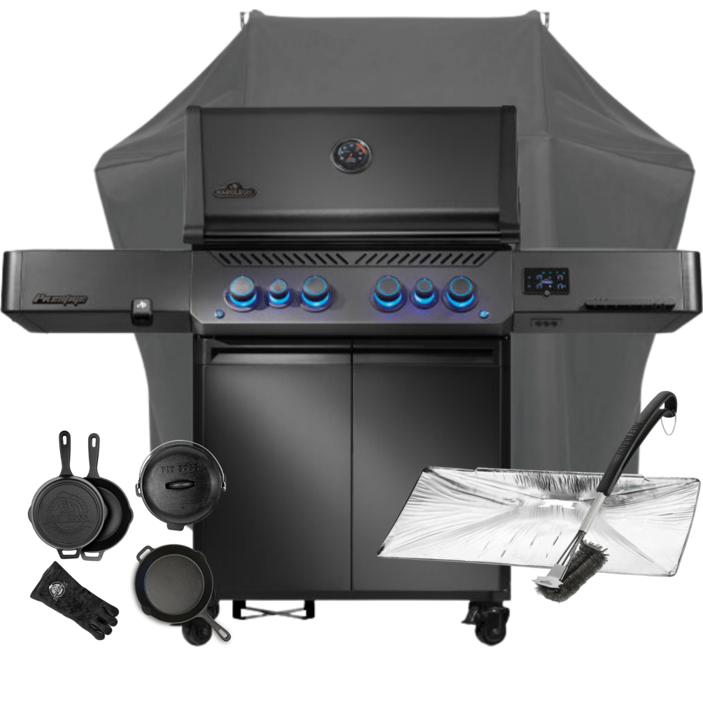 Napoleon SET Gasgrill Phantom, Prestige 500, Connected P500VXRSIBPK-DE-PHM SET