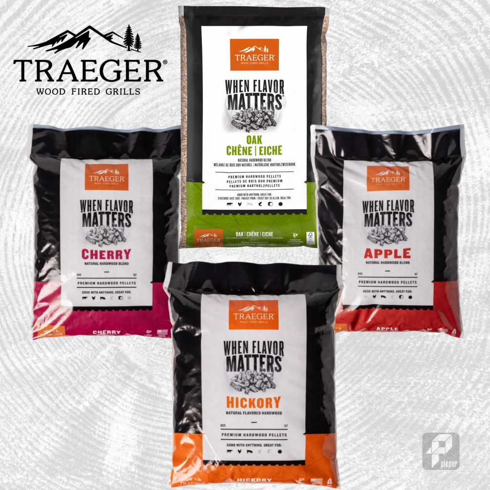 Traeger BBQ Hartholz Pellets Starter-Set 36 kg PEL336/342/343/347