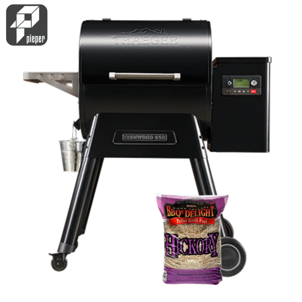 Traeger Pelletgrill  Ironwood 650 inkl.Pellets TFB65BLFC-PEL
