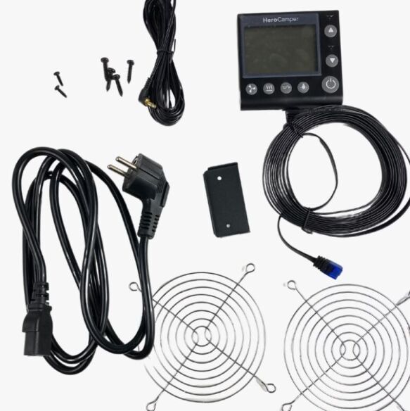 HeroCamper Elektrischer Warmluftbläser Heat 1500W mit Bluetooth/-App.