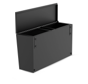 Cozze Element Abfalleimer, seitlich montiert für alle ELEMENT-Module.