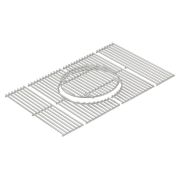 Enders Edelstahl Grillrost Switch Grid für Uniq Pro 3