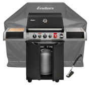 Enders Gasgrill SET Uniq 3 IK Cruster inkl. Abdeckhaube & Bürste