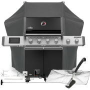 Napoleon Gasgrill SET Prestige PRO 500 Smart Connected Black inkl. Drehspieß, Abdeckhaube + Zubehör Mod. 2026