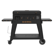 Pit Boss Onyx Gas Plancha /- Griddle 3 Sierra Black inkl. Abdeckhaube