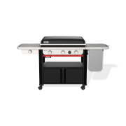 Weber Gasgrill/- Plancha Slate GPSB 76cm Premium mit Seitenkocher