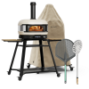 Gozney Dome (Gen 2) Multi-fuel Pizzaofen-Bundle, Bone+ Stand, Abdeckhaube, Heber, Wender