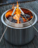 Solo Stove Edelstahl Feuerschale Yukon 2.0 mit Standfuß Ø 68,5 cm XXL inkl. Anzünder