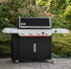 Weber Gasgrill Smart Genesis EPX-435W GBS inkl. Sear Grate & Grillplatte/-Plancha