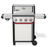 Weber Gasgrill Spirit S-435 Edelstahl inkl. Sear Grate & Grillplatte/-Plancha