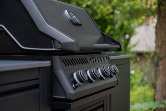 Napoleon Einbau Gasgrill Built-In 300 Series Mattschwarz