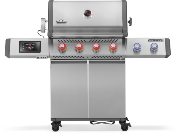 Napoleon Gasgrill SET Prestige Pro 500 Connected, Edelstahl inkl. Drehspieß, Abdeckhaube + Zubehör Mod. 2026