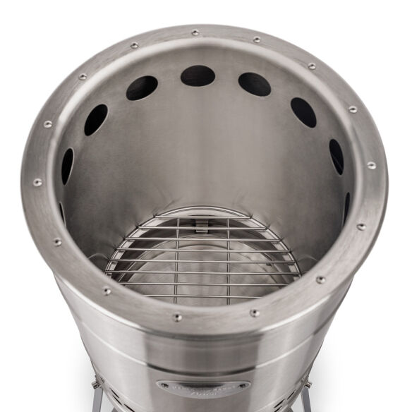 Petronax Feuertonne Pyron + Grillplatte + Abdeckhaube Set