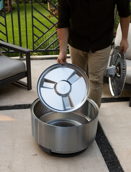 Solo Stove Edelstahl Feuerschale Summit 24 inkl. Anzünder