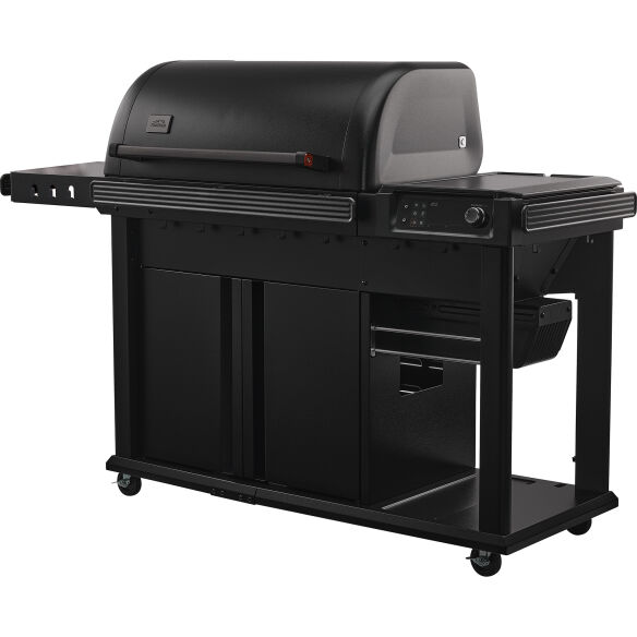 Traeger Pelletgrill Woodridge Elite INTL. inkl. Abdeckhaube & Ablagefach + 2x 9kg Pellets 