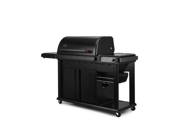 Traeger Pelletgrill Woodridge Elite INTL. inkl. Abdeckhaube & Ablagefach + 2x 9kg Pellets 