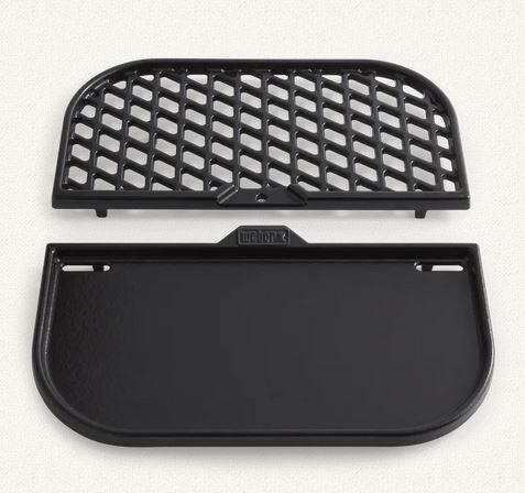 Weber Gasgrill SET Genesis EP-335W inkl. Sear Grate Grillplatte/-Plancha & Abdeckhaube