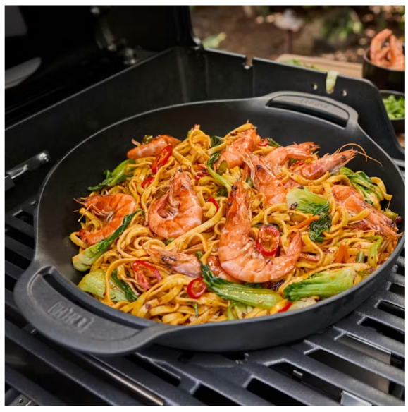 Weber Gasgrill Spirit S-435 Edelstahl inkl. Sear Grate & Grillplatte/-Plancha