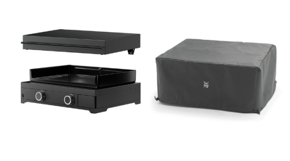 WMF Edition One Plancha-Set, 60 cm, elektrisch inkl. Abdeckhaube