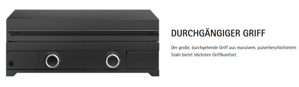 WMF Edition One Plancha-Set, 60 cm, Gas inkl. Abdeckhaube