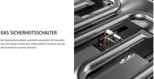 WMF Edition One Plancha-Set, 60 cm, Gas inkl. Abdeckhaube