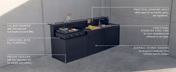 WMF Outdoorküche DIE FUNKTIONELLE Black