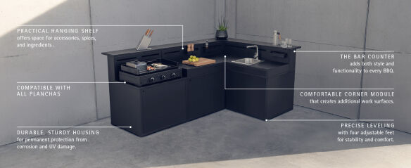 WMF Outdoorküche DIE KOMFORTABLE Black